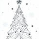Christmas tree outline