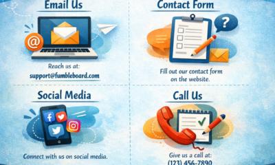 get in touch with fumbleboard blog