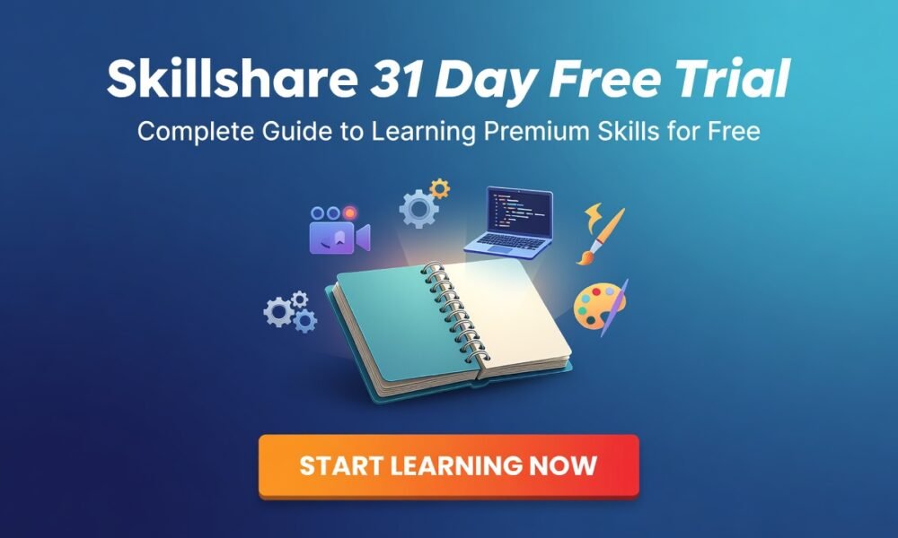skillshare 31 day free trial