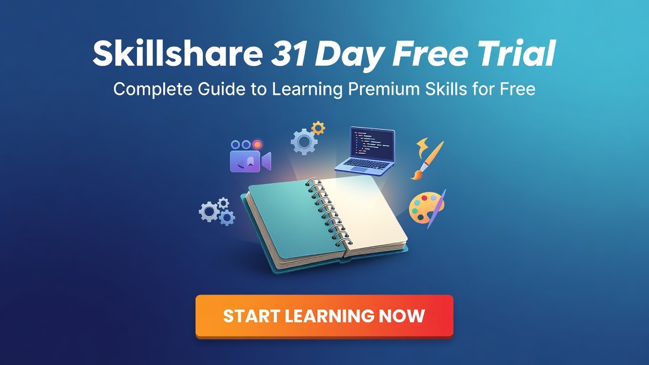 skillshare 31 day free trial