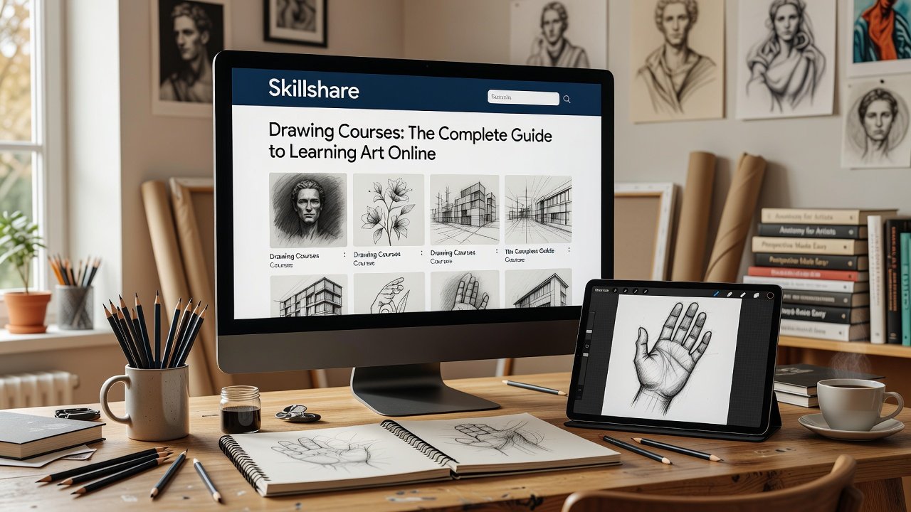skillshare drawing courses