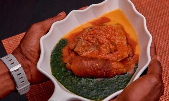 Fufu and egusi