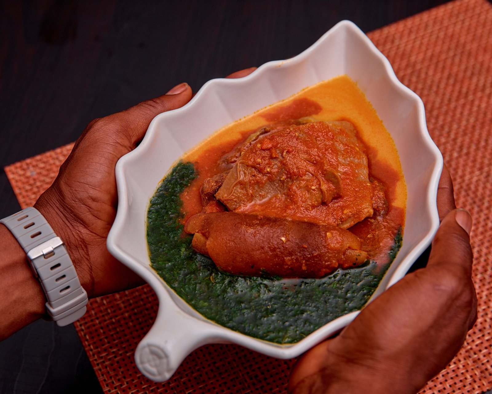 Fufu and egusi